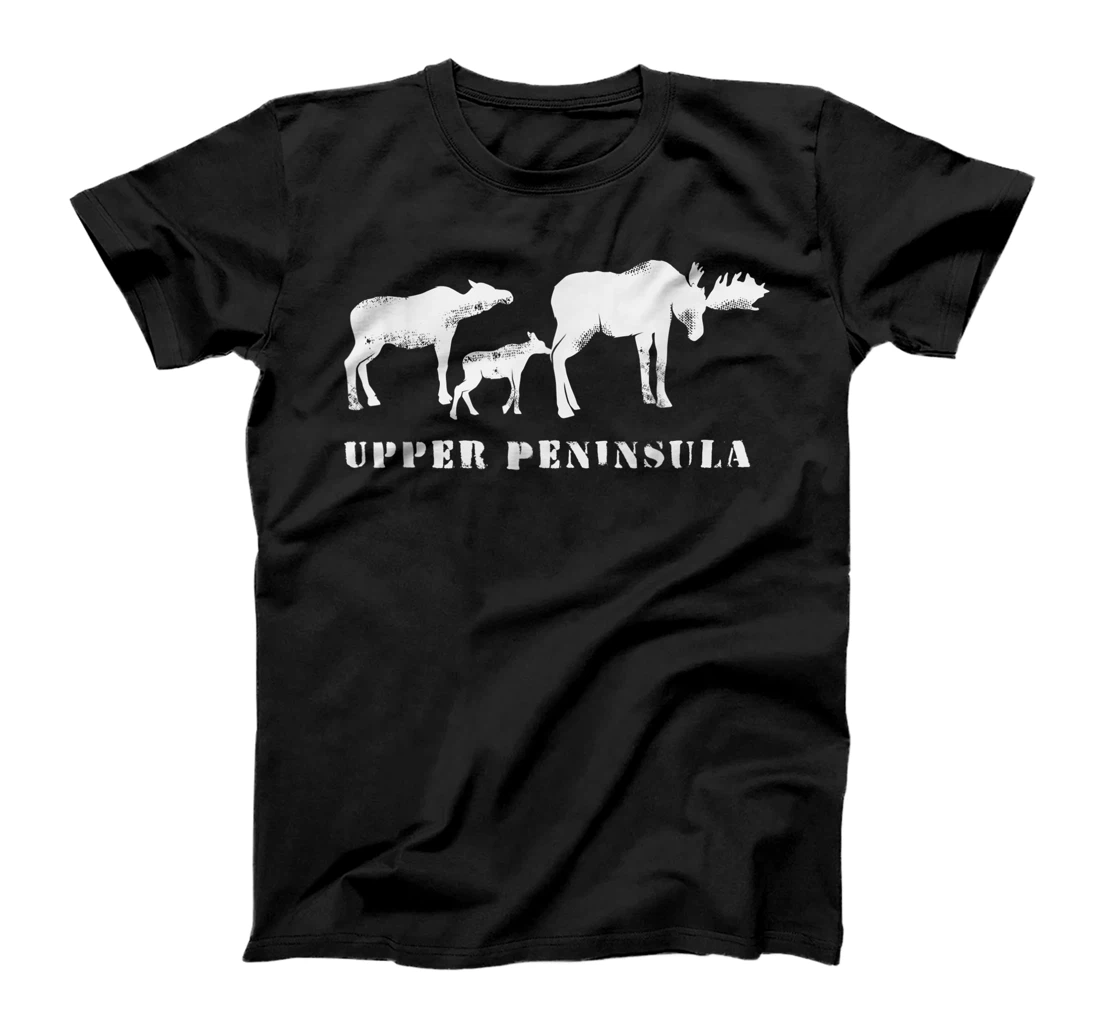 Moose Family for Yoopers Michigan Upper Peninsula T-Shirt
