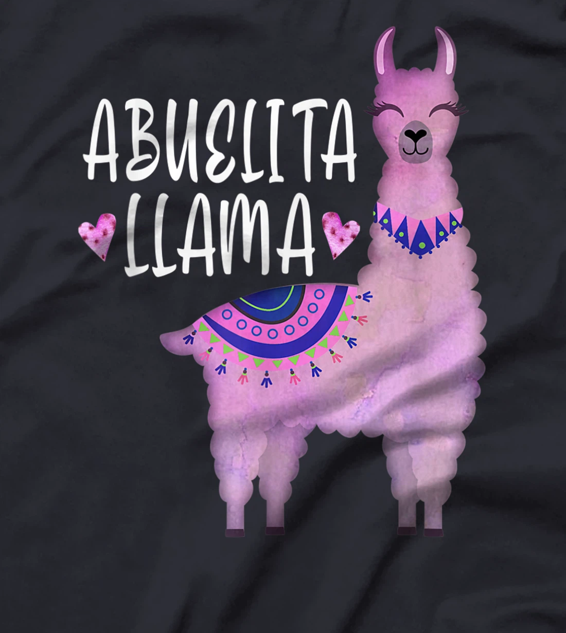 Abuelita Llama Spanish Granny Grandma Funny Llama Lover T-Shirt