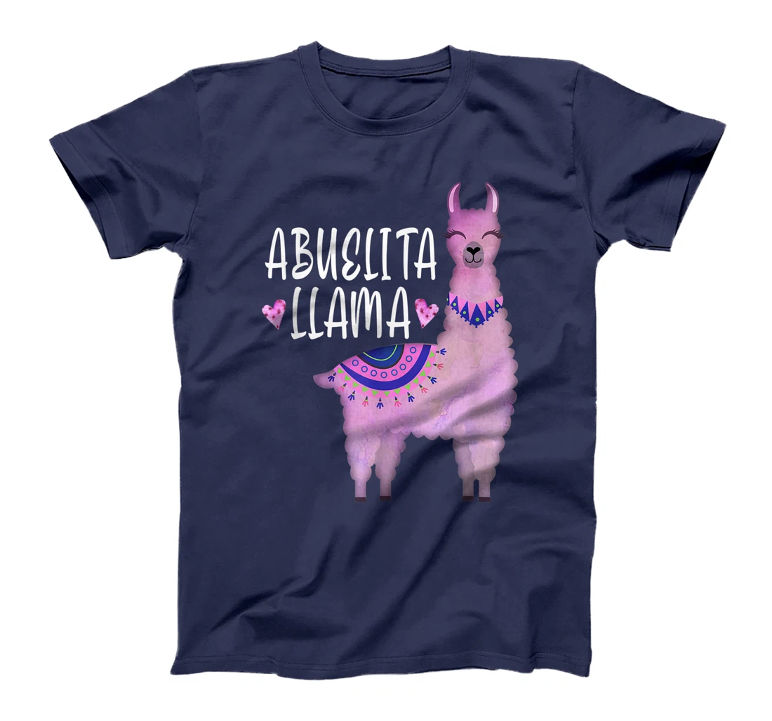 Abuelita Llama Spanish Granny Grandma Funny Llama Lover T-Shirt