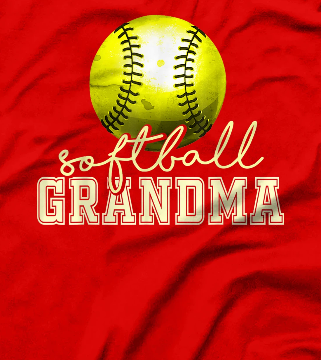 Vintage Softball Grandma T-Shirt