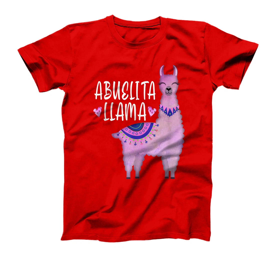 Abuelita Llama Spanish Granny Grandma Funny Llama Lover T-Shirt