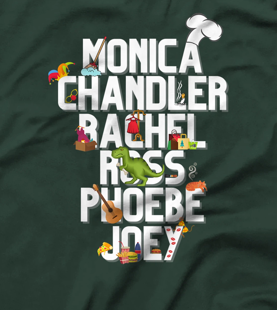 Best Friends Like Rachel Ross Joey Monica Chandler Phoebe T-Shirt