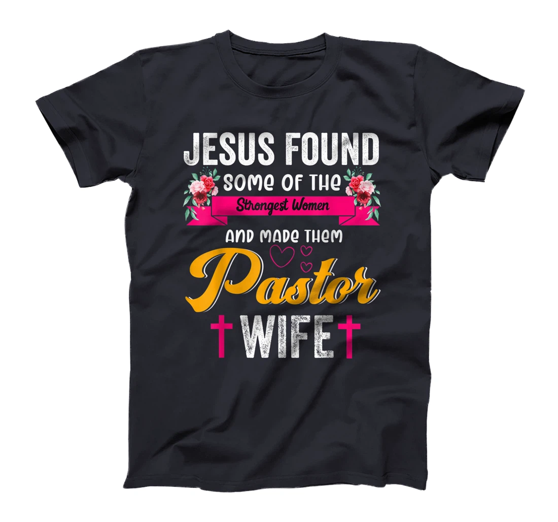 Pastor Wife Appreciation Gift Proud Christian Church Jesus T-Shirt