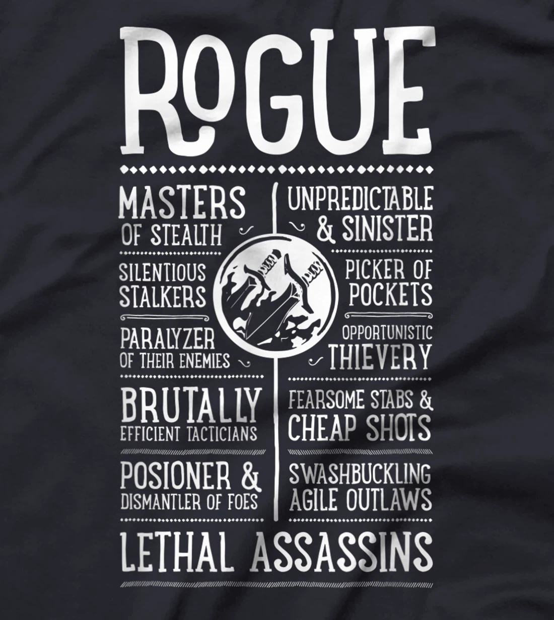 WoW Rogue Role Playing Gamer T-Shirt
