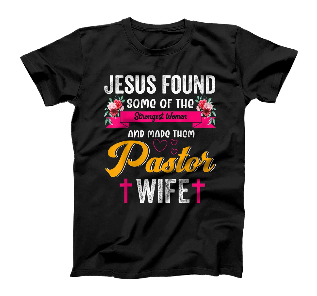 Pastor Wife Appreciation Gift Proud Christian Church Jesus T-Shirt