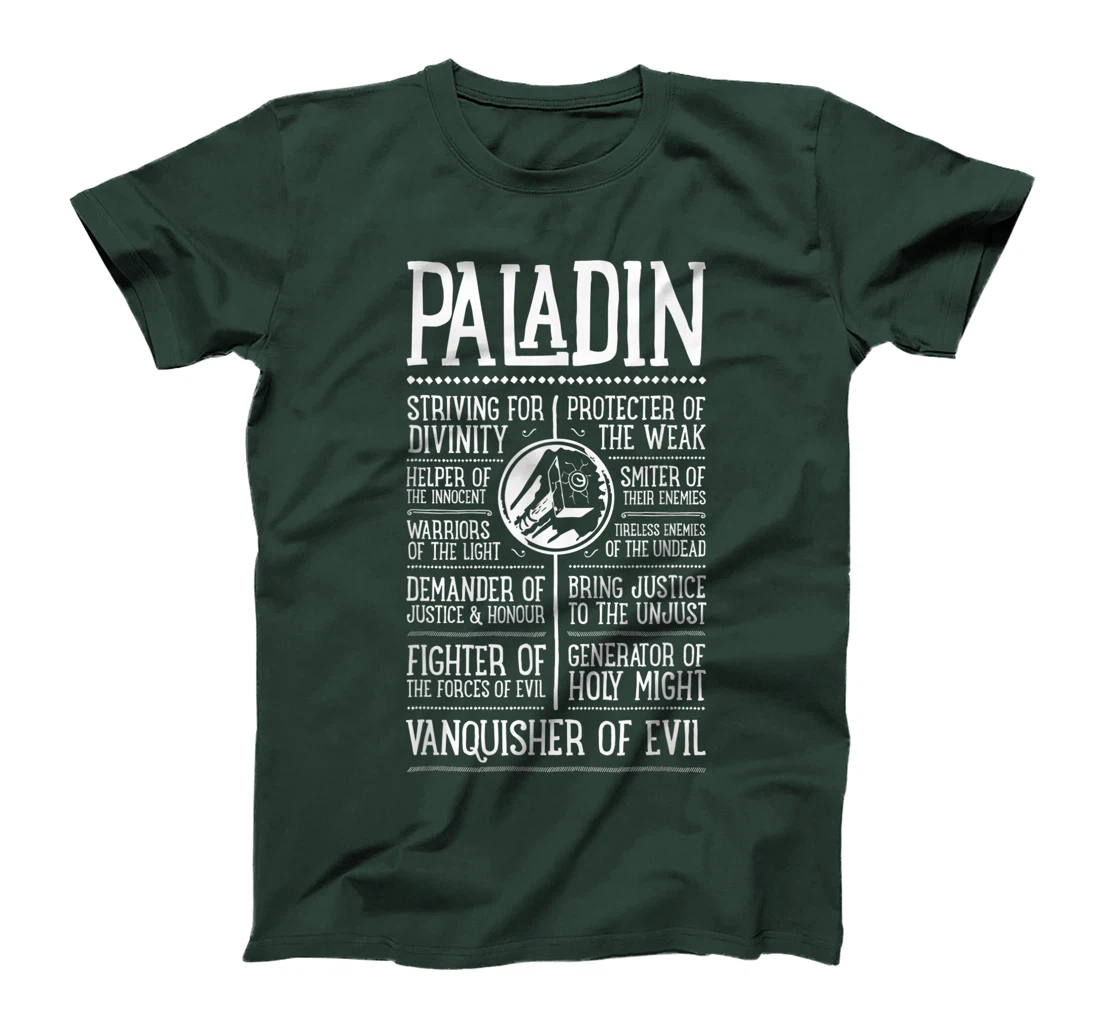 WoW Paladin Role Playing Gamer T-Shirt