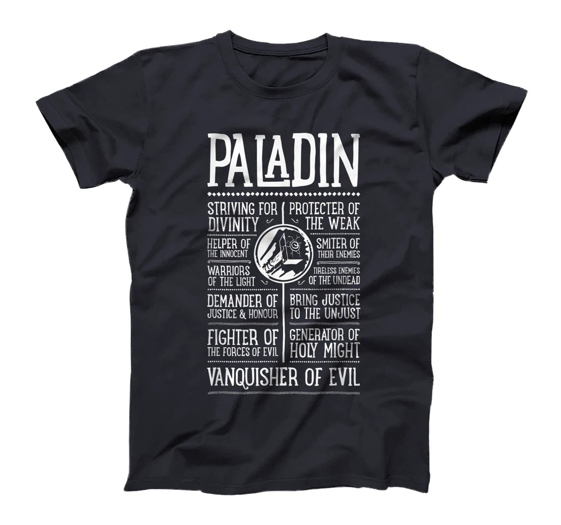 WoW Paladin Role Playing Gamer T-Shirt