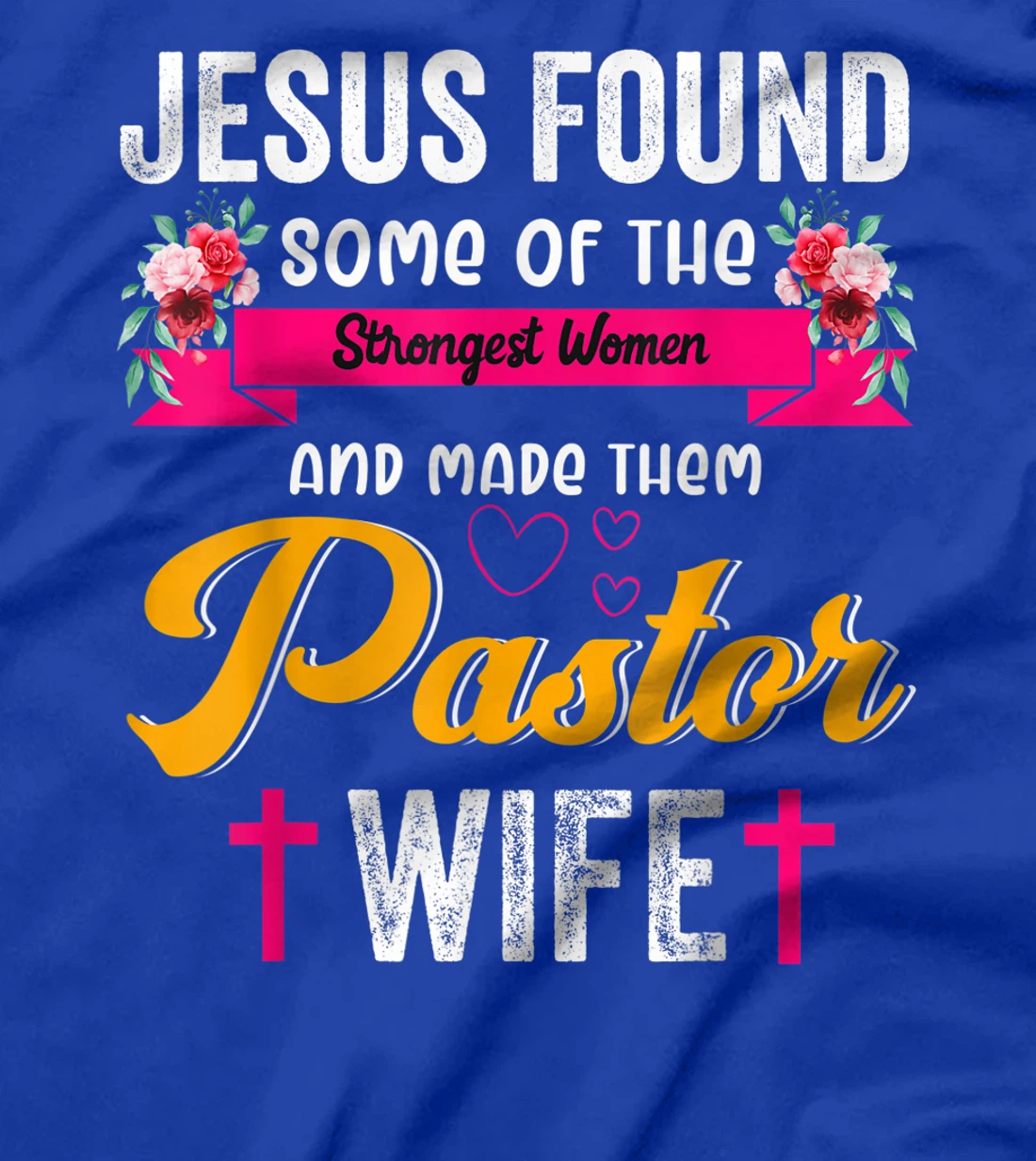 Pastor Wife Appreciation Gift Proud Christian Church Jesus T-Shirt