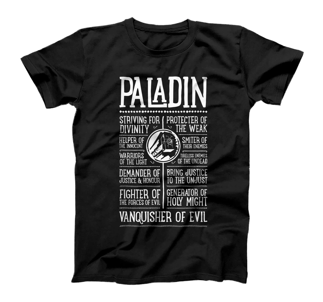 WoW Paladin Role Playing Gamer T-Shirt