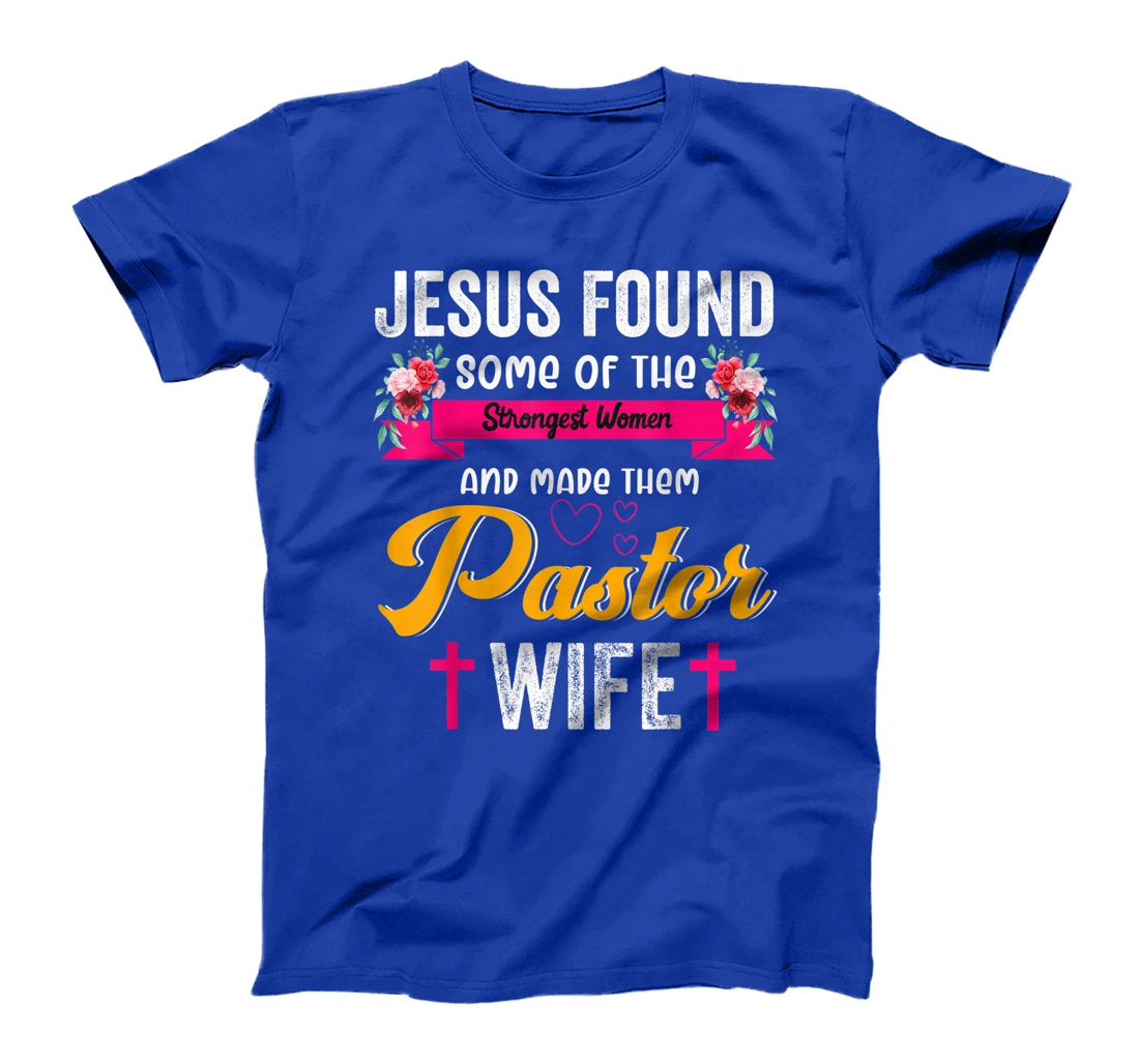 Pastor Wife Appreciation Gift Proud Christian Church Jesus T-Shirt