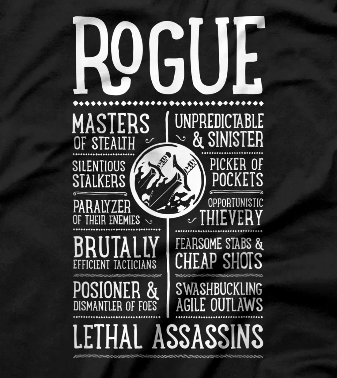 WoW Rogue Role Playing Gamer T-Shirt