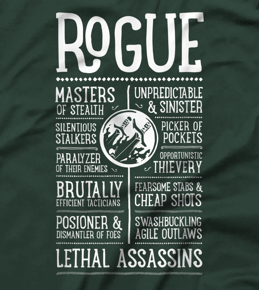 WoW Rogue Role Playing Gamer T-Shirt