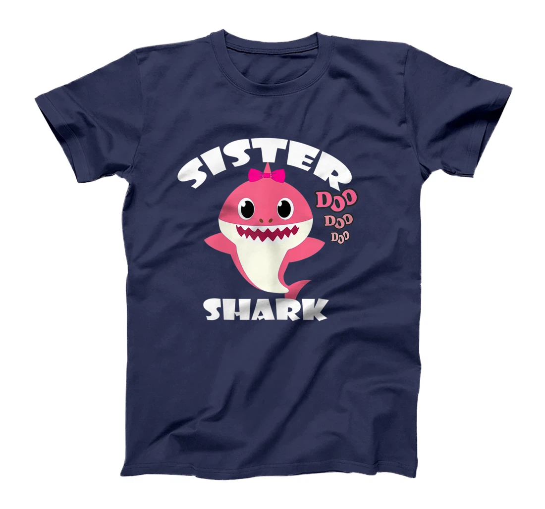 Womens Sister Shark Shirt Cute Shark Baby Design Family Set Gift T-Shirt