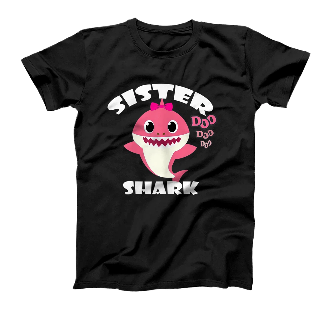 Womens Sister Shark Shirt Cute Shark Baby Design Family Set Gift T-Shirt
