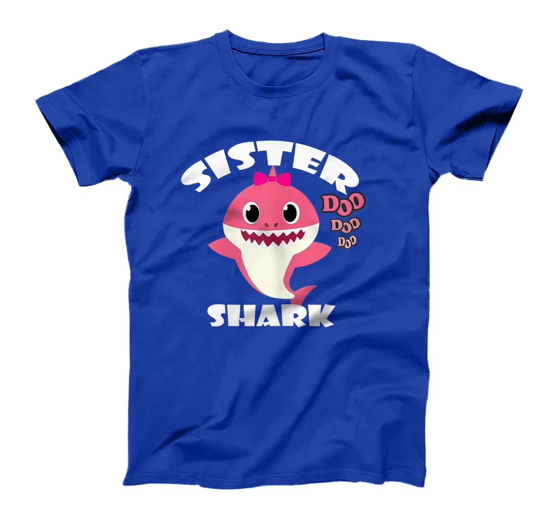 Womens Sister Shark Shirt Cute Shark Baby Design Family Set Gift T-Shirt