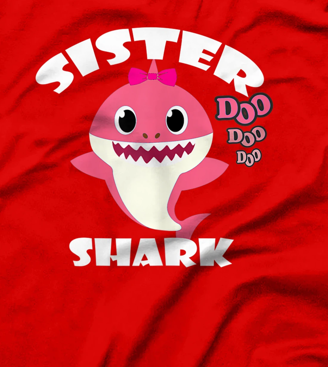 Womens Sister Shark Shirt Cute Shark Baby Design Family Set Gift T-Shirt