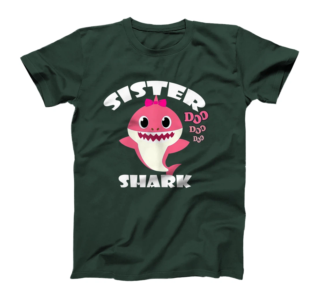 Womens Sister Shark Shirt Cute Shark Baby Design Family Set Gift T-Shirt