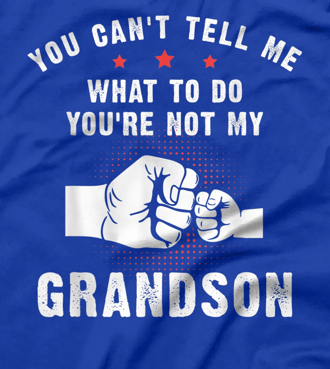 You Can't Tell Me What To Do You're Not My Grandson T-Shirt