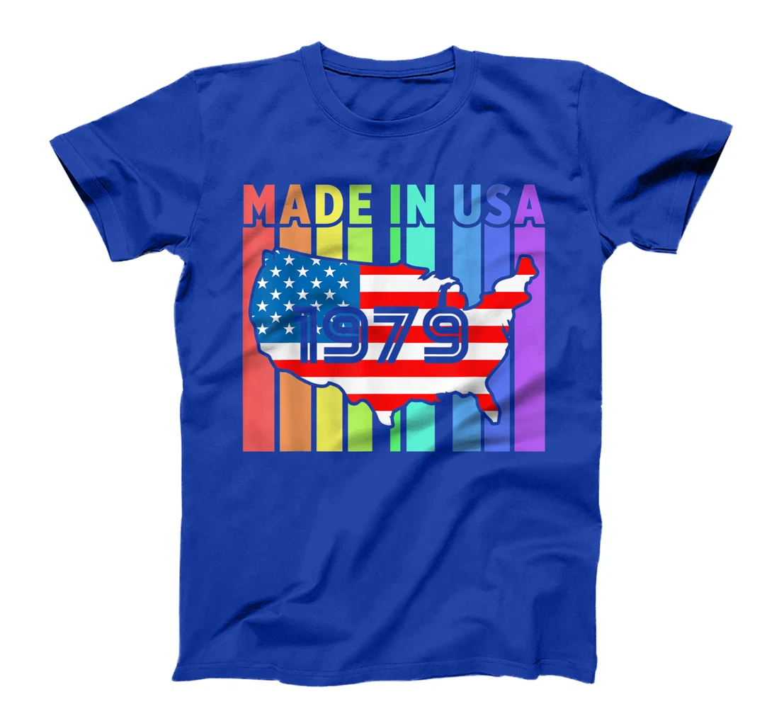 Born In USA Proud American Flag 1979 United States Country T-Shirt