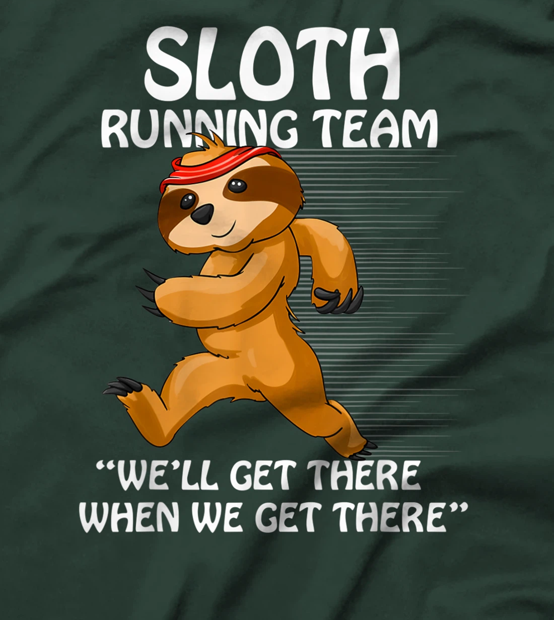 Running Lover - Sloth Running Team T-Shirt