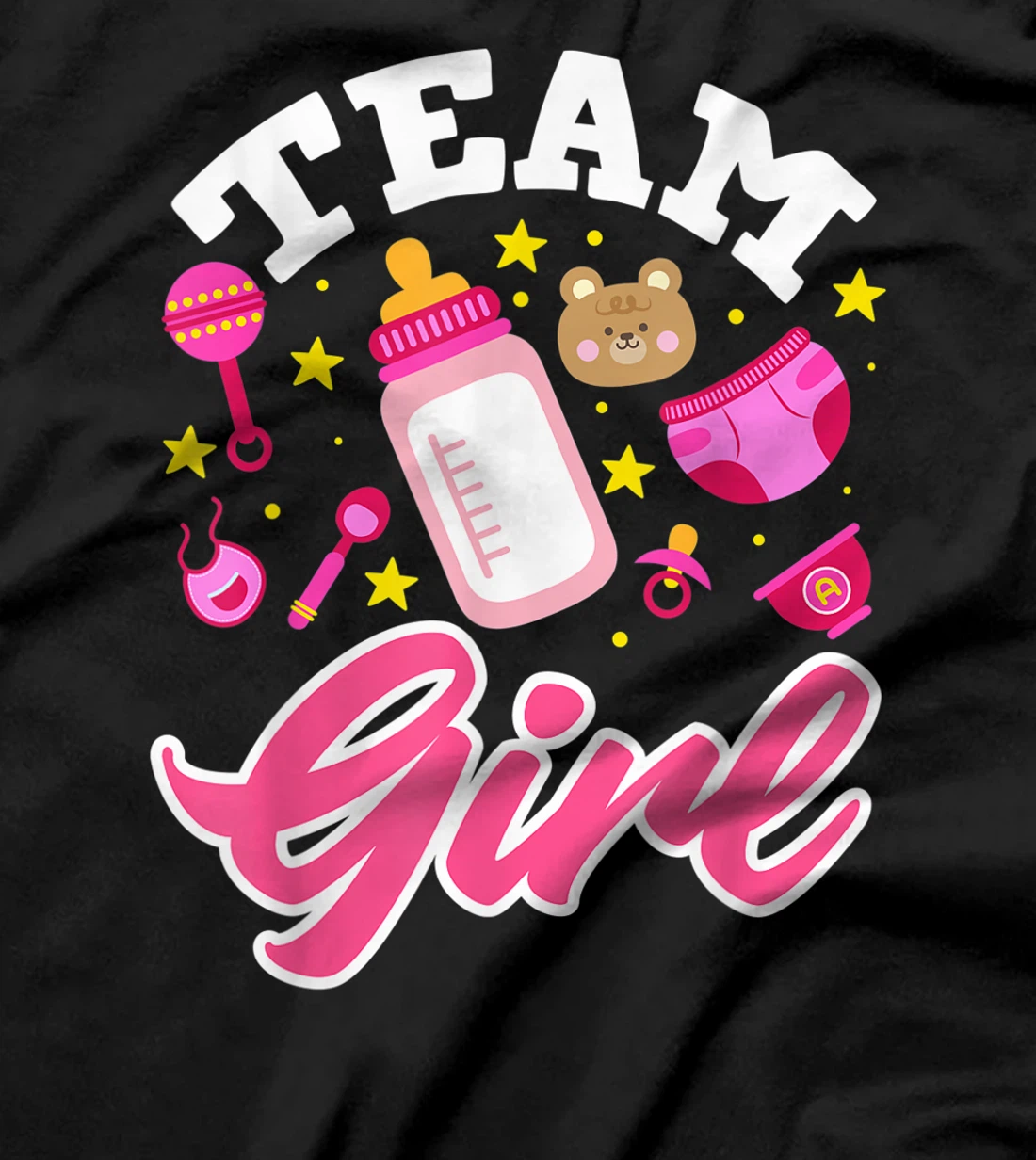 Gender Reveal Team Girl T-Shirt