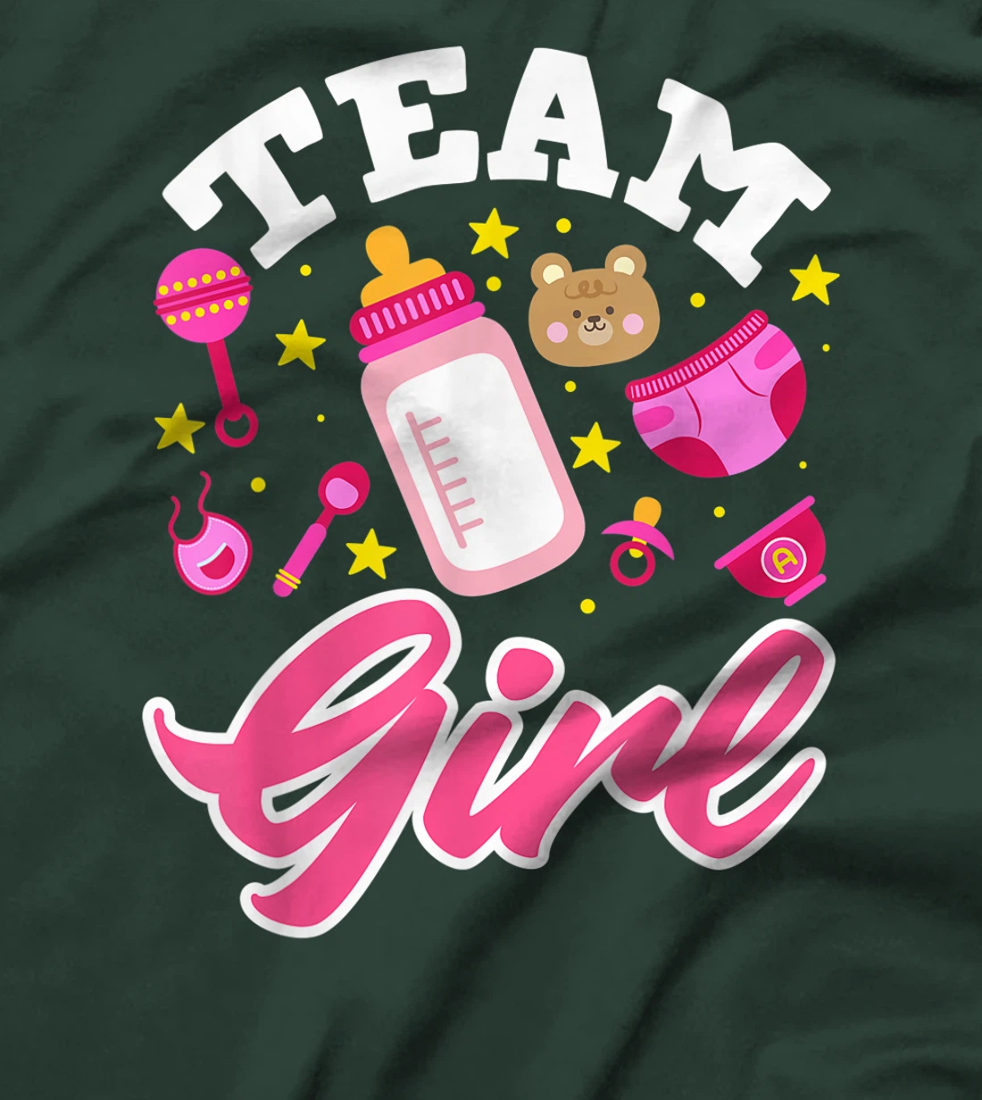 Gender Reveal Team Girl T-Shirt