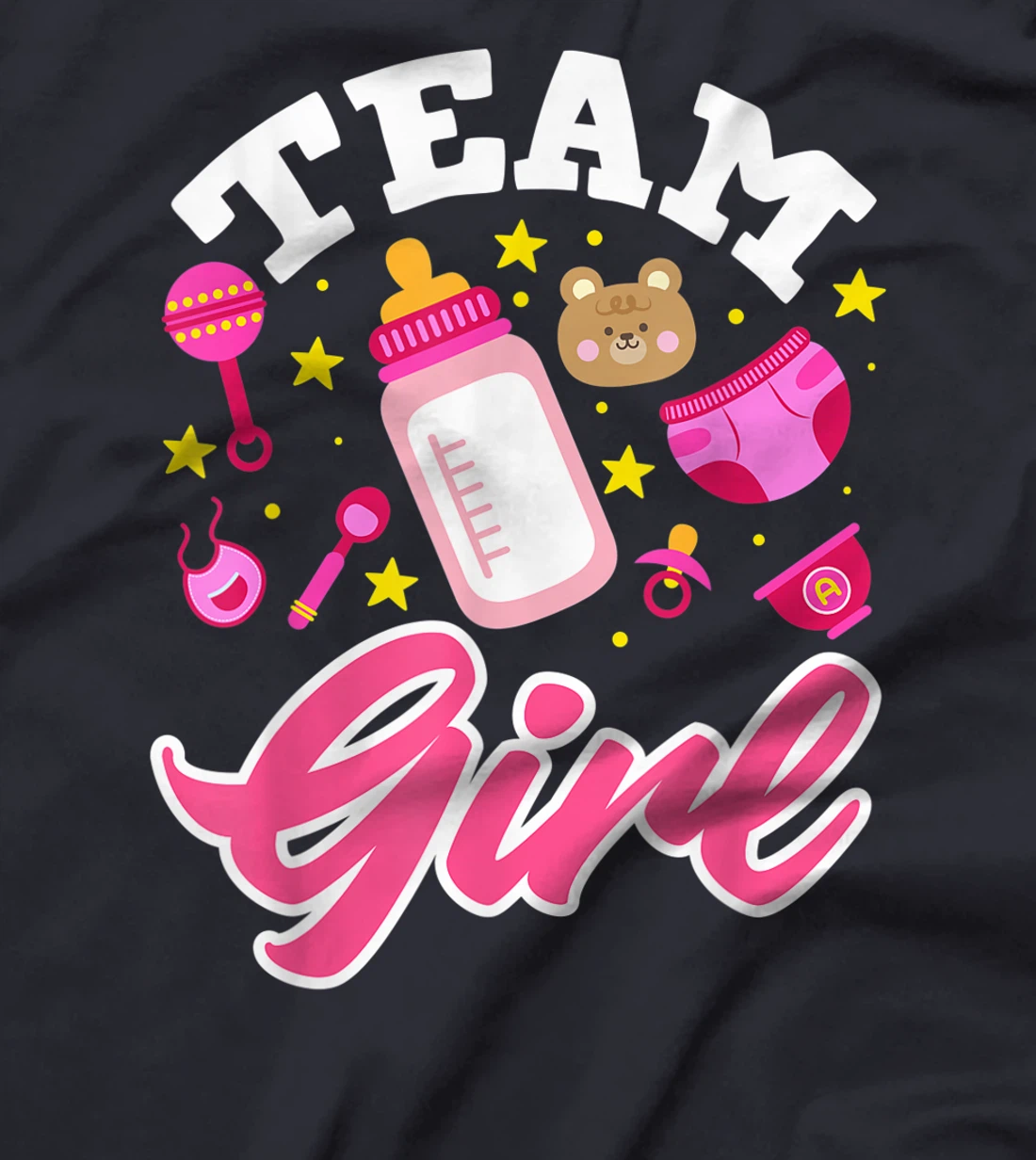 Gender Reveal Team Girl T-Shirt