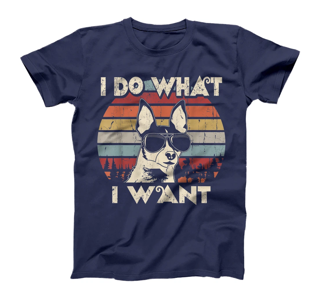 I do what I want funny Toy Fox Terrier Vintage Retro T-Shirt