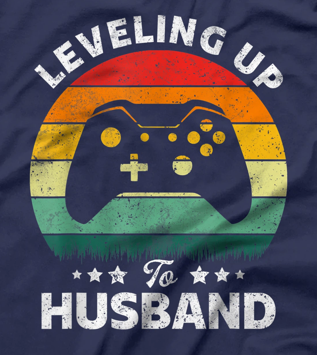 Leveling up to husband Gift Engagement for Video Game Lovers T-Shirt