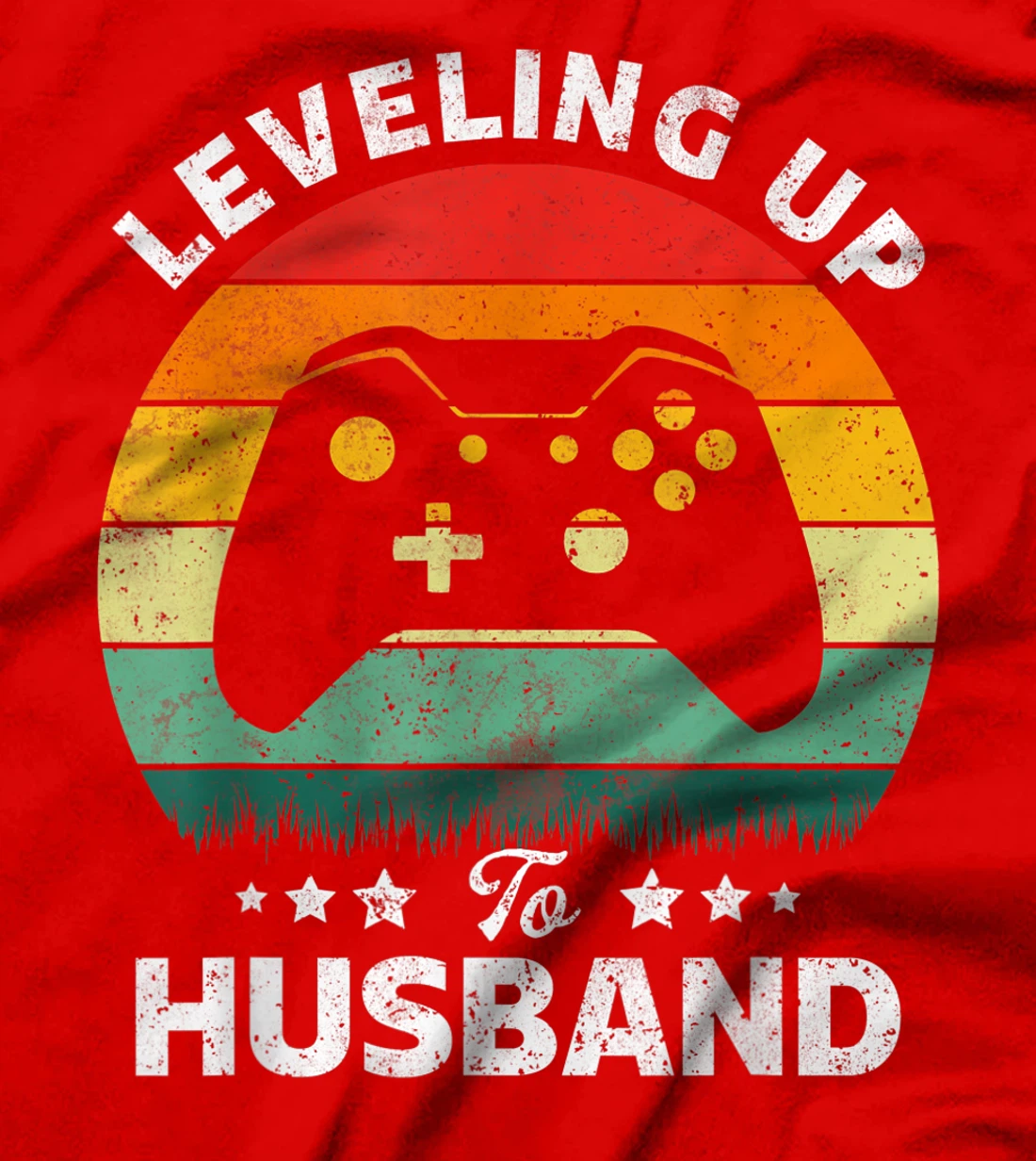 Leveling up to husband Gift Engagement for Video Game Lovers T-Shirt