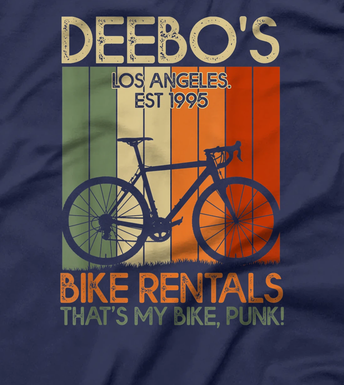 Vintage Deebo's Bike Rentals Funny Bike Rider Gifts T-Shirt