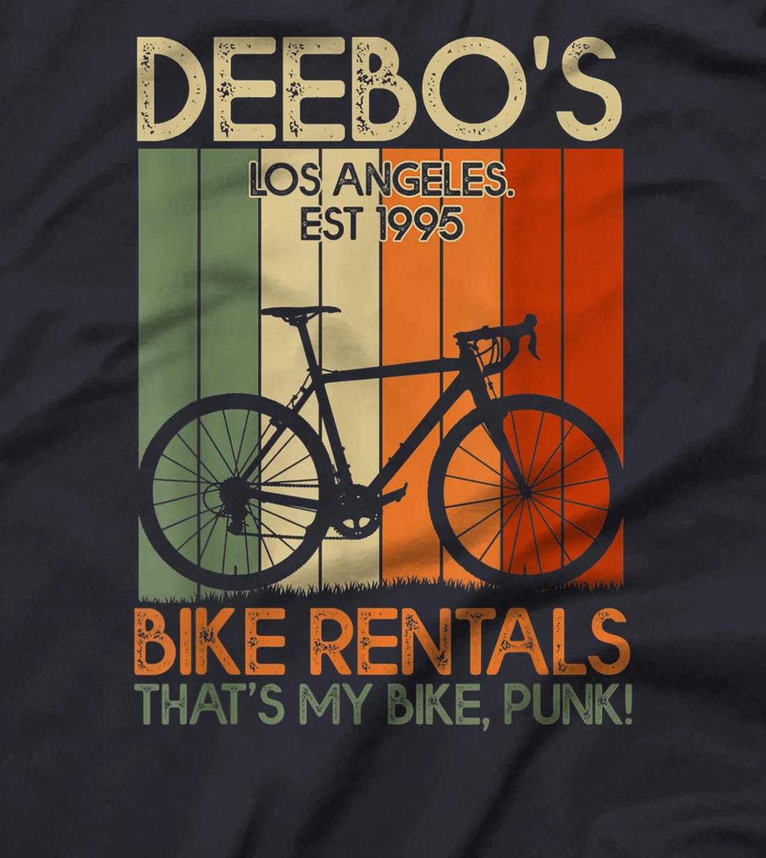Vintage Deebo's Bike Rentals Funny Bike Rider Gifts T-Shirt