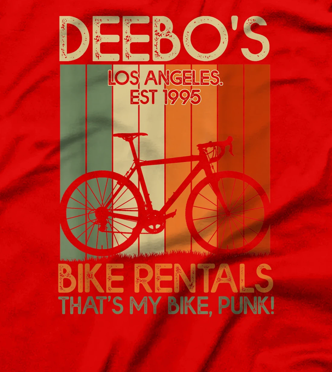 Vintage Deebo's Bike Rentals Funny Bike Rider Gifts T-Shirt