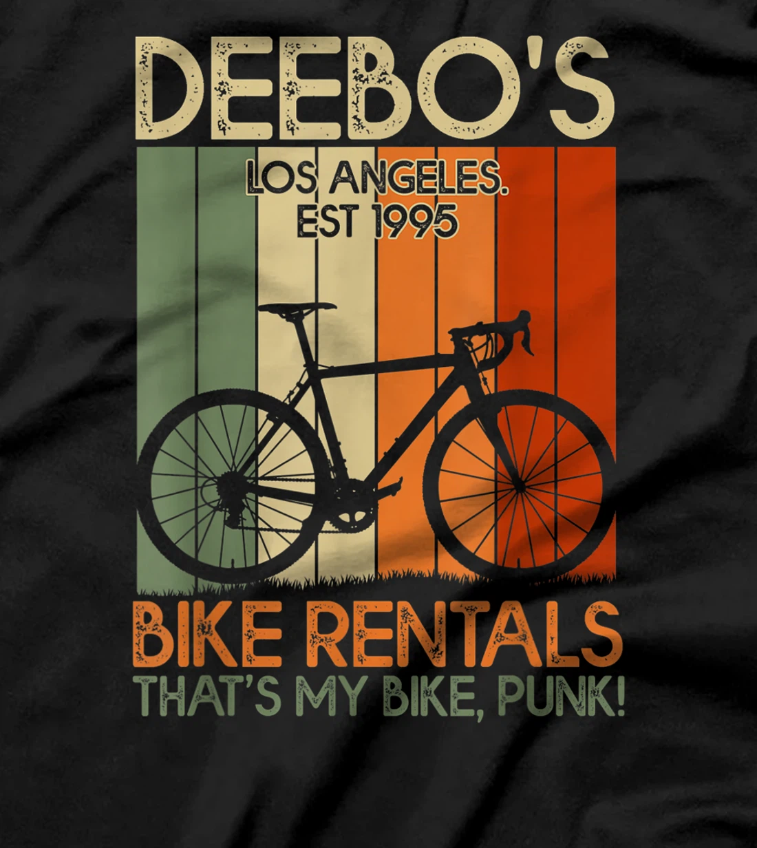 Vintage Deebo's Bike Rentals Funny Bike Rider Gifts T-Shirt