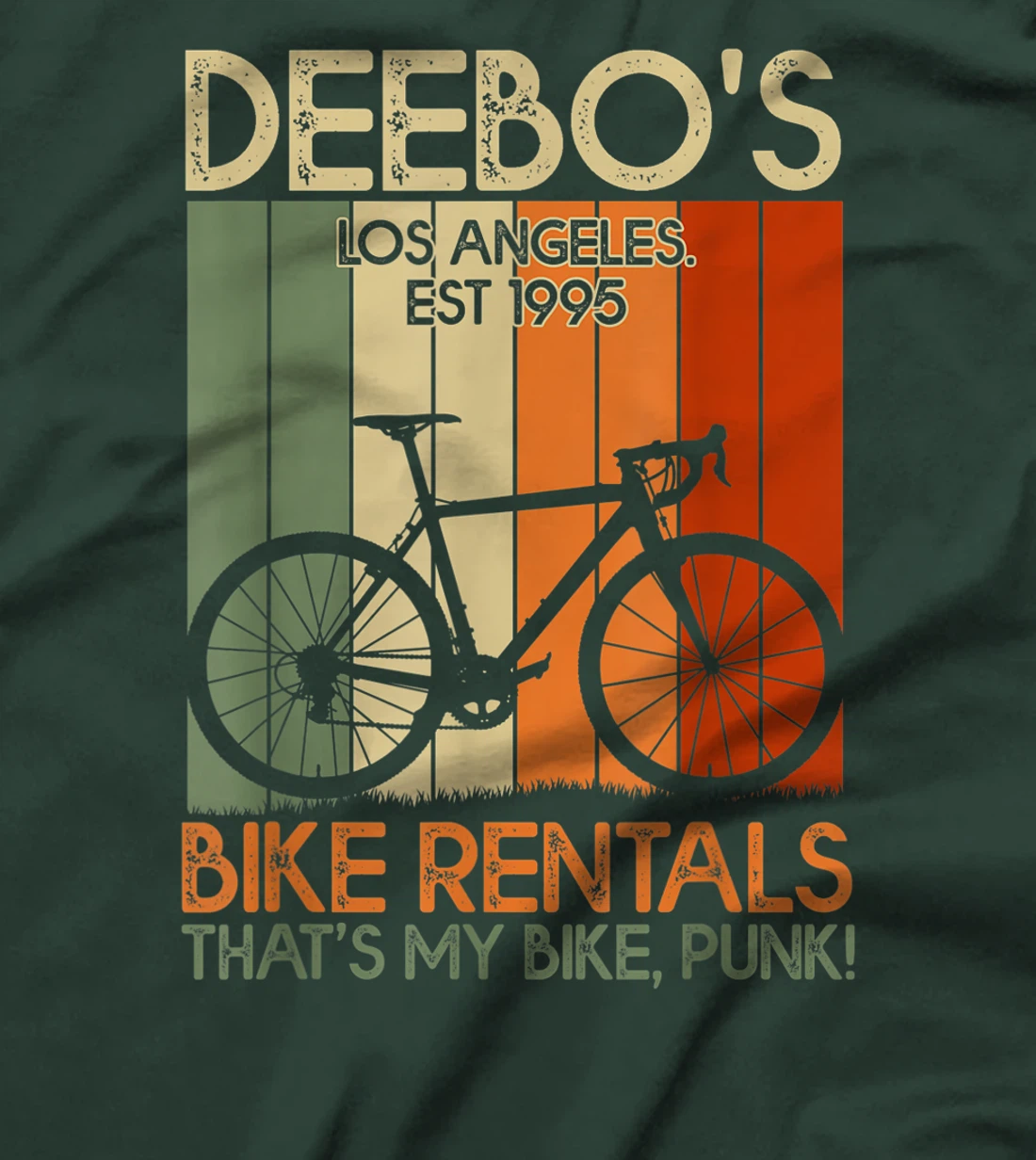 Vintage Deebo's Bike Rentals Funny Bike Rider Gifts T-Shirt