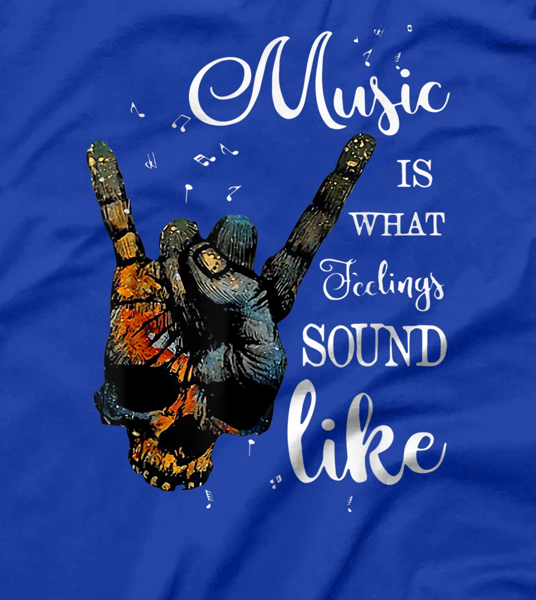 Music Is What Feelings Sound Like Peace T Shirt T-Shirt
