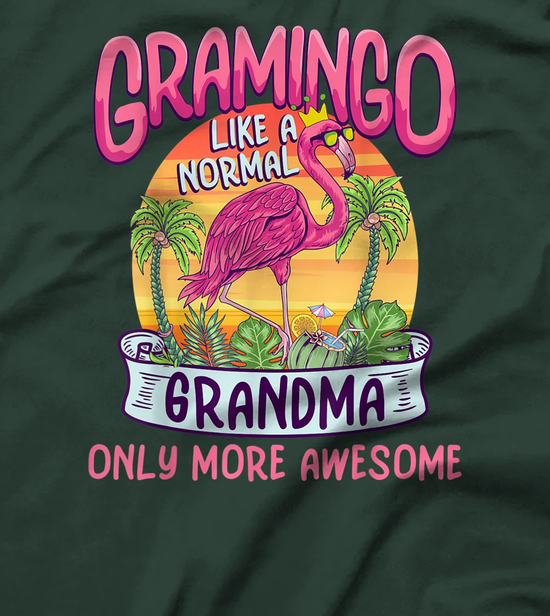 Grammingo Like Normal Grandma Only More Awesome Funny T-Shirt