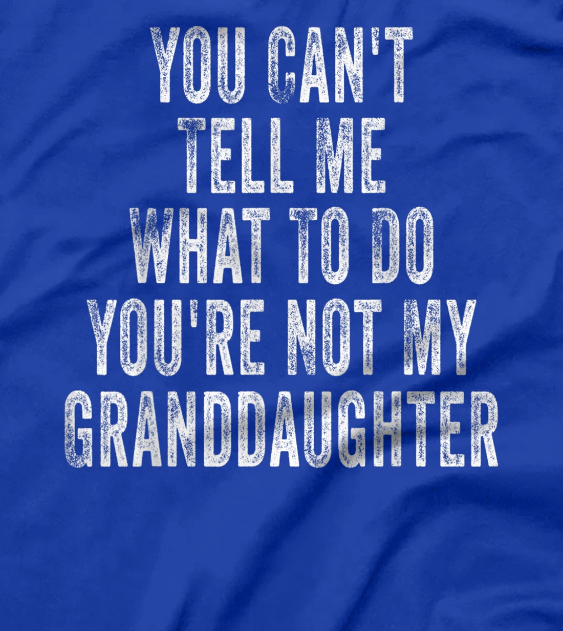 You Can't Tell Me What To Do You're Not My Granddaughter T-Shirt