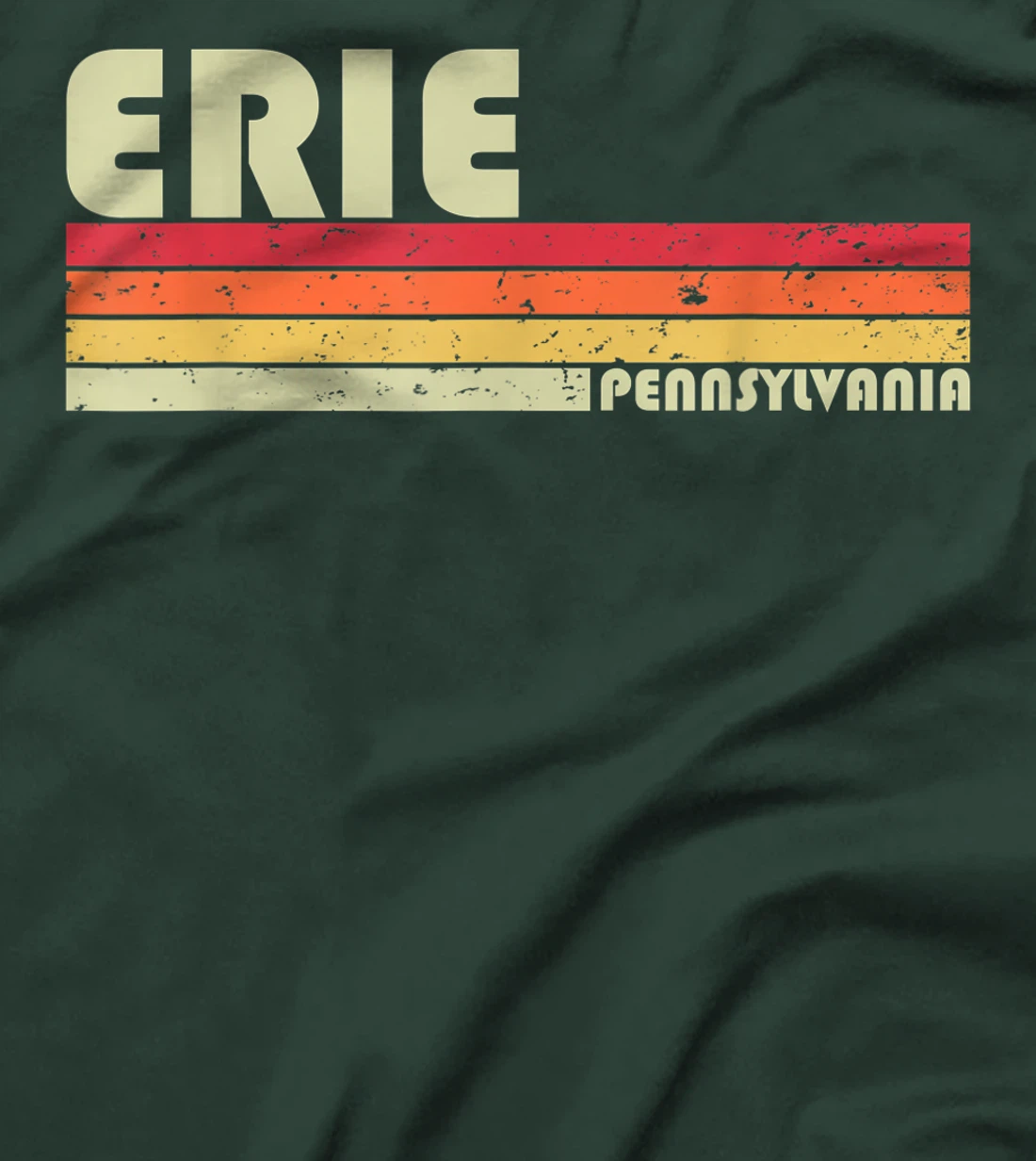 ERIE PA PENNSYLVANIA Funny City Home Roots Gift Retro 80s T-Shirt