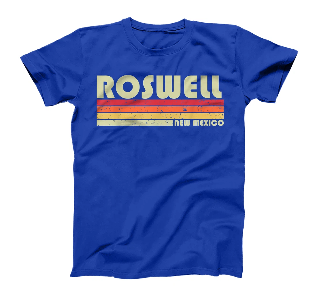 ROSWELL NM NEW MEXICO Funny City Home Roots Gift Retro 80s T-Shirt
