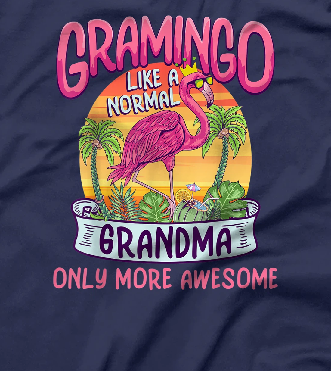 Grammingo Like Normal Grandma Only More Awesome Funny T-Shirt