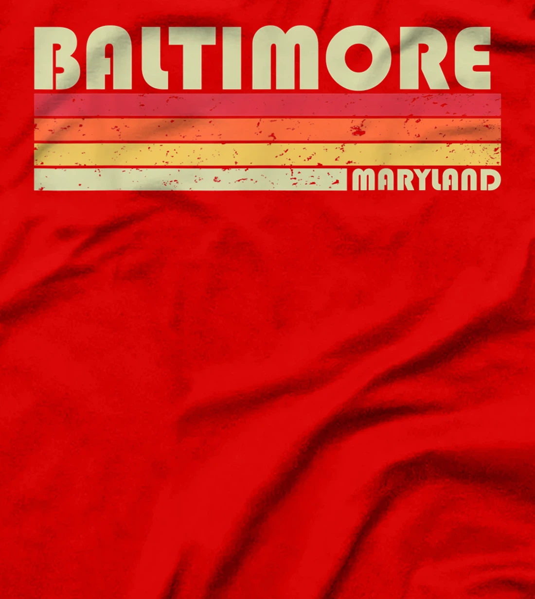BALTIMORE MD MARYLAND Funny City Home Roots Gift Retro 80s T-Shirt