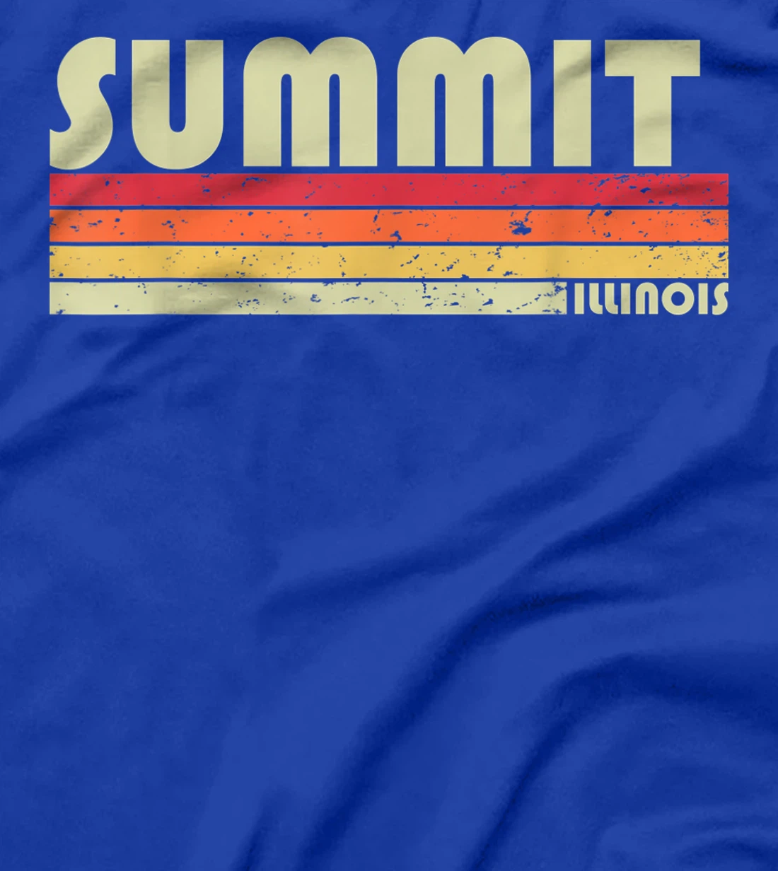 SUMMIT IL ILLINOIS Funny City Home Roots Gift Retro 70s 80s T-Shirt