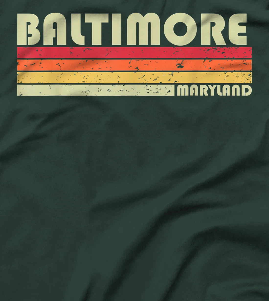 BALTIMORE MD MARYLAND Funny City Home Roots Gift Retro 80s T-Shirt