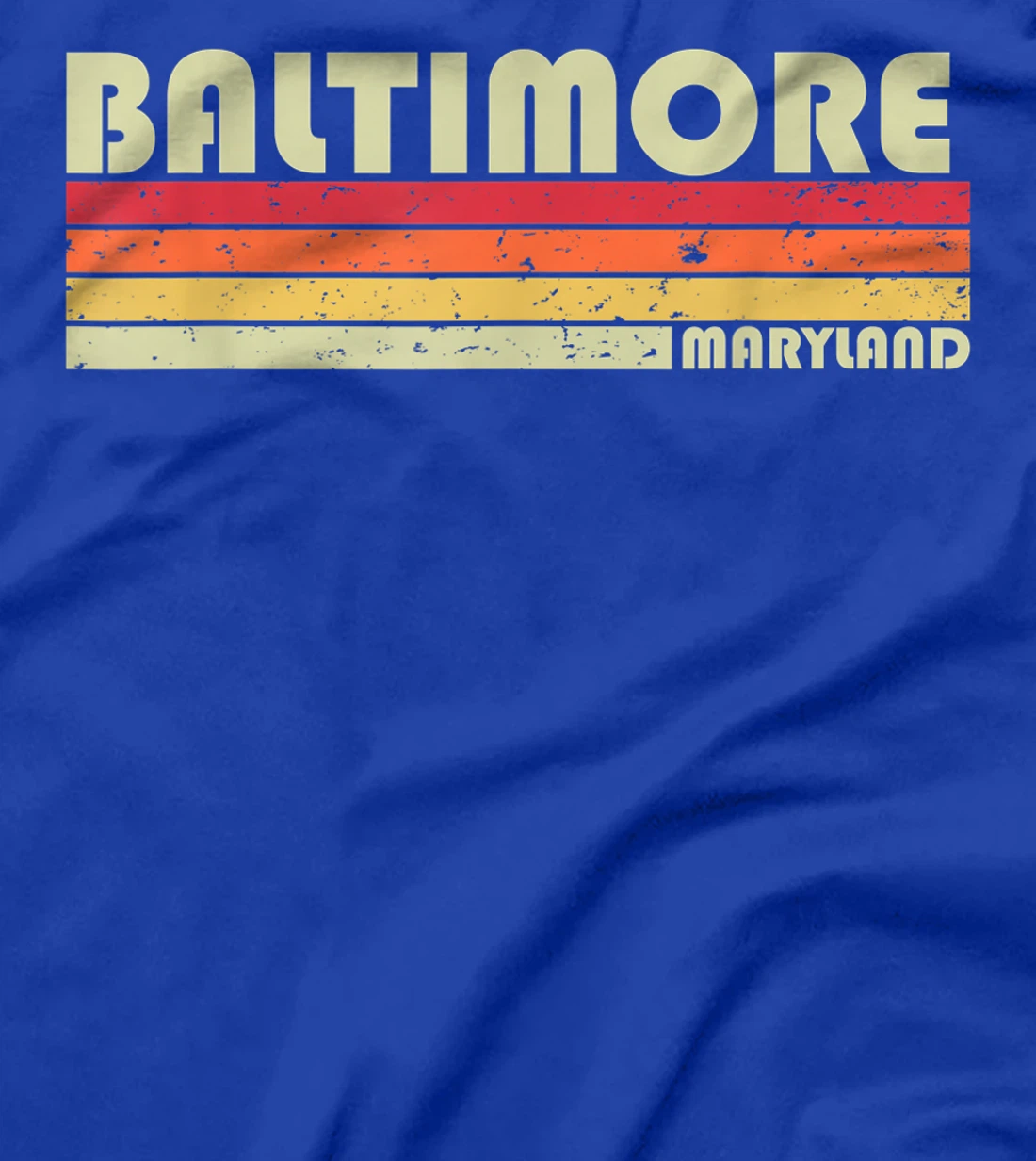 BALTIMORE MD MARYLAND Funny City Home Roots Gift Retro 80s T-Shirt