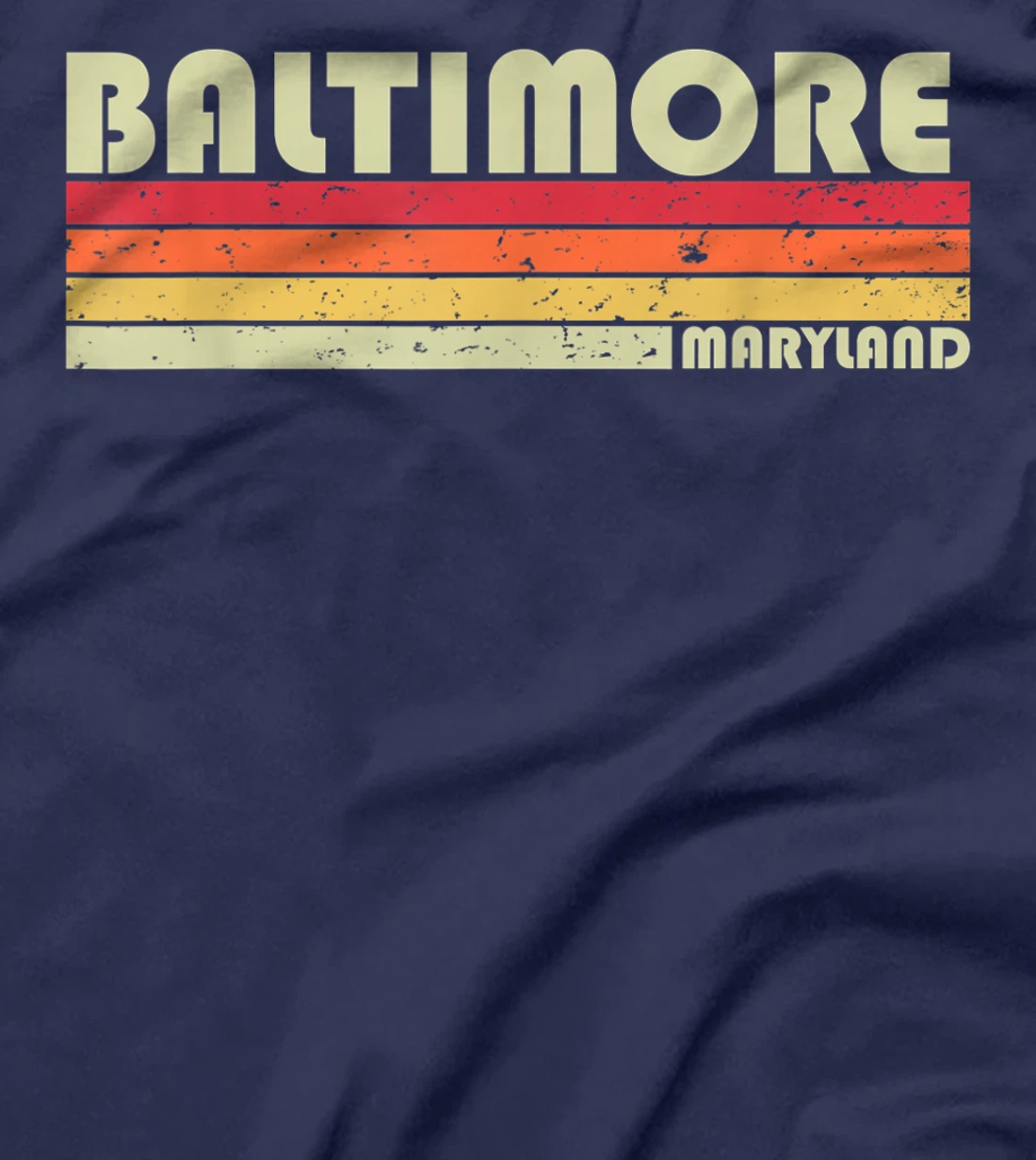 BALTIMORE MD MARYLAND Funny City Home Roots Gift Retro 80s T-Shirt