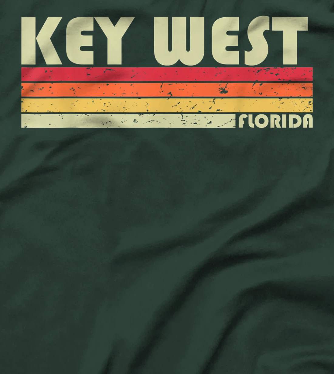 KEY WEST FL FLORIDA Funny City Home Roots Gift Retro 70s 80s T-Shirt