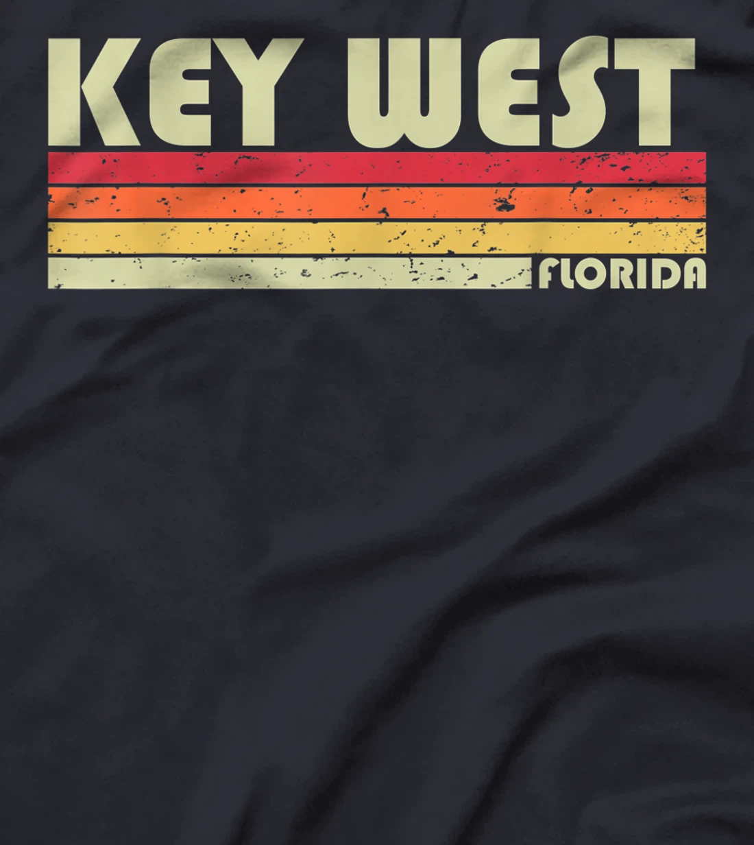 KEY WEST FL FLORIDA Funny City Home Roots Gift Retro 70s 80s T-Shirt