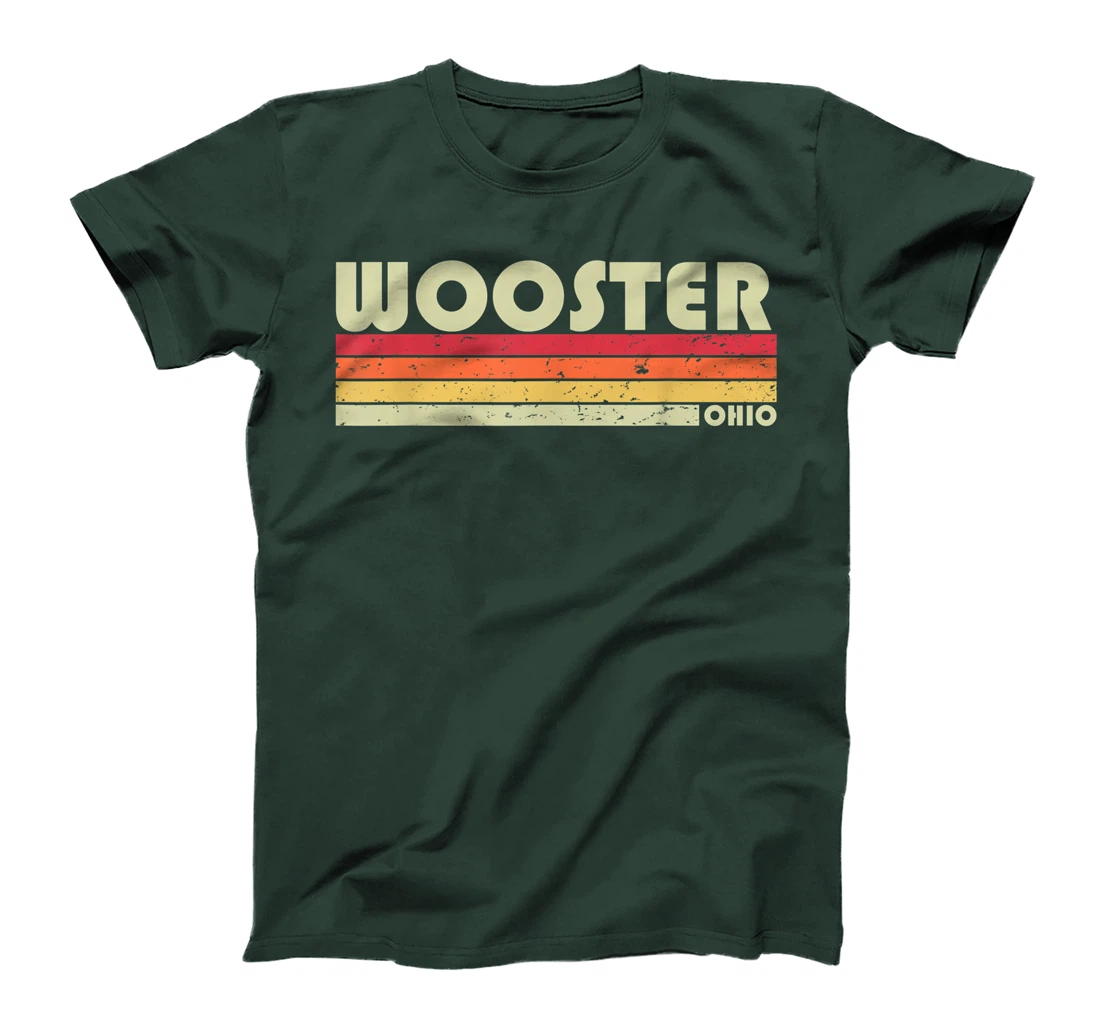 WOOSTER OH OHIO Funny City Home Roots Gift Retro 70s 80s T-Shirt