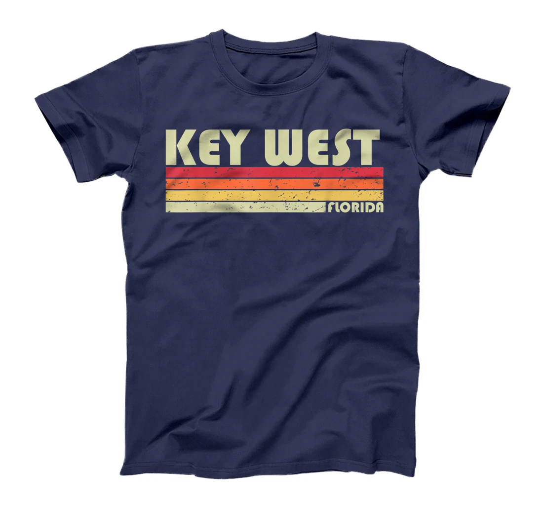 KEY WEST FL FLORIDA Funny City Home Roots Gift Retro 70s 80s T-Shirt